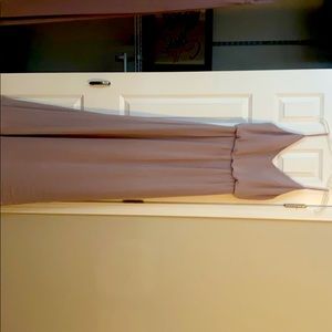 Dessy TAUPE bridesmaids dress-size 6